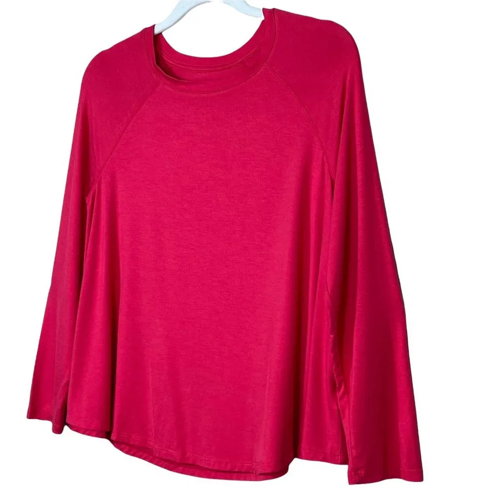 Old Navy A-Line Tunic Top Blurred Red Girl’s‎ Large/10-12